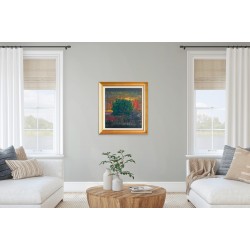 Arhitectura unei întâlniri - pictură în ulei pe pânză, artist Iurie Cojocaru Arhitectura unei întâlniri - pictură în ulei pe pânză, artist Iurie Cojocaru